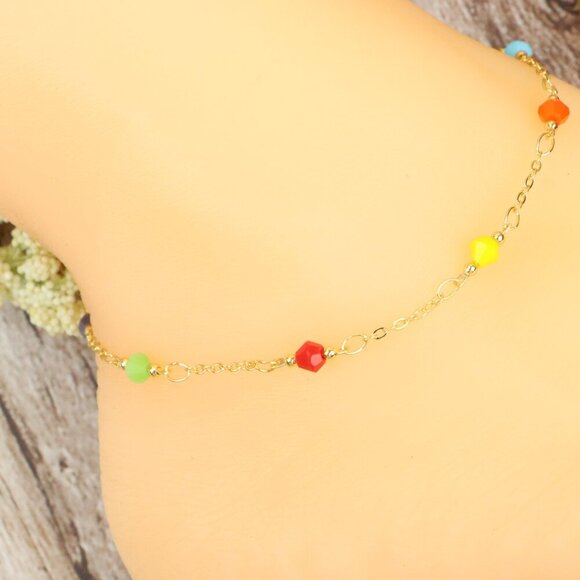 "Dainty Anklet for Women – Elegant Everyday Jewelry & Perfect Gift | MLCRC1043 - Picture 1 of 10